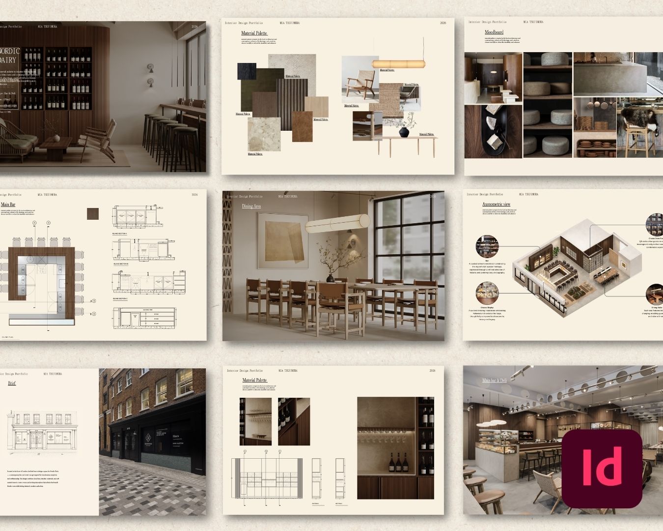 Interior Design Portfolio Template